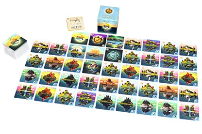 Tranquility Board Game - Set Sail for Paradise in This Silent Cooperative Adventure! Strategy Game, Family Game for Kids and Adults, Ages 8+, 1-5 Players, 15-20 Min Playtime, Made by Lucky Duck Games