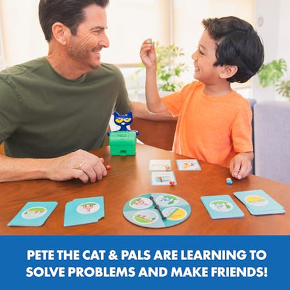 Educational Insights Pete the Cat Groovy Friendship Game - Preschool Board Games for Kids 4-6, Social Emotional Learning Games for Kids, Skill-Building Toddler Matching Game, Family Fun with Toddlers