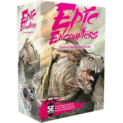 Steamforged Games Epic Encounters Bundle: Island of the Crab Archon and Cove of the Dragon Turtle (2 Items) | Bundle: Steamforged Epic Encounters Island Plus Cove, Both 5e Compatible