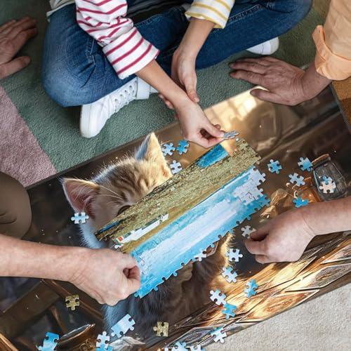 MTG Playmat 27.5 x 15.7in Includes Storage Bag,TCG Playmat with Soft Surface Premium Non-Slip Rubber Backing Stitched Edges Durable Gaming Mat,Cat Playing Cards - color: Cat Playing Cards, size: 27.5"×15.7" Regular