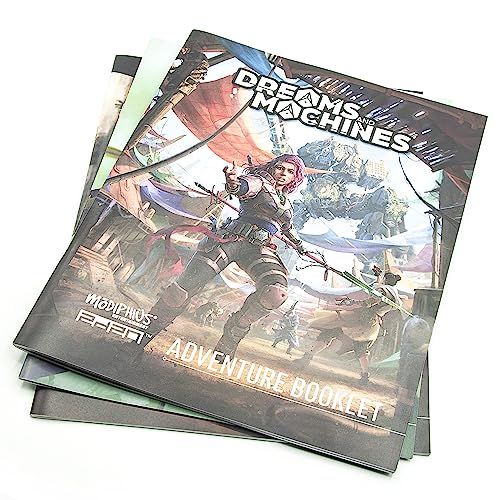 Modiphius: Dreams and Machines: RPG Starter Set to Play & Explore The World of Evera Prime, Booklet, Dice, Cards & More - style: Starter Set