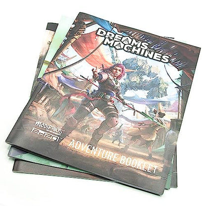 Modiphius: Dreams and Machines: RPG Starter Set to Play & Explore The World of Evera Prime, Booklet, Dice, Cards & More - style: Starter Set
