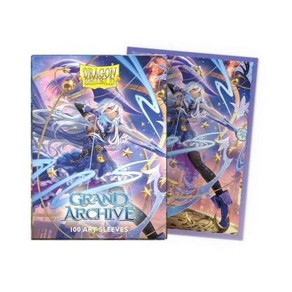 Dragon Shield | Grand Archive Matte Art Sleeves | 100 CT - Smooth & Tough Premium TCG Sleeves | Compatible with Pokemon, One Piece & Magic the Gathering | Diana, Moonpiercer - color: Diana, Moonpiercer