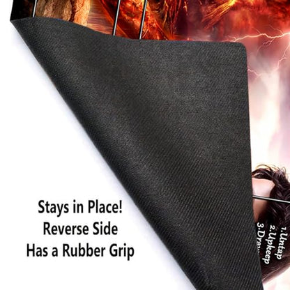 MTG Playmat with Zones for TCG Trading Card Games, 24x14 Inches Smooth Rubber Surface with Storage Bag - color: Pattern6 With Zones