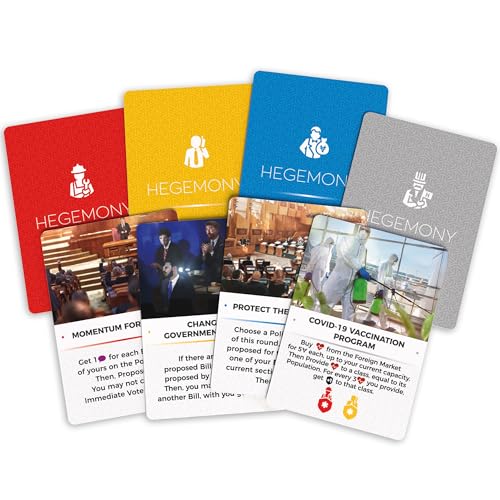 Hegemony: Crisis & Control Expansion - Add New Automas & Modules, Solo Play, Unique Asymmetric Card Driven Game Board Game, Ages 14+, 1-4 Players - style: Crisis & Control