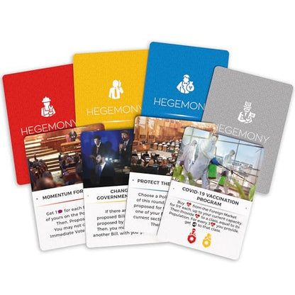 Hegemony: Crisis & Control Expansion - Add New Automas & Modules, Solo Play, Unique Asymmetric Card Driven Game Board Game, Ages 14+, 1-4 Players - style: Crisis & Control