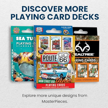 MasterPieces Officially Licensed Route 66 Playing Cards - 54 Card Deck for Adults - style: Route 66