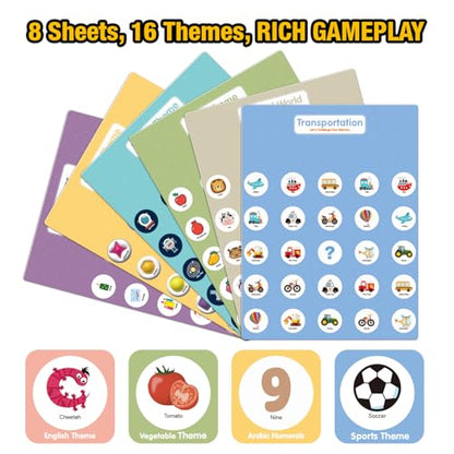HONGID Matching Memory Game for Kids Age 3 4 5 6 7 8 9,Toddler Kids Travel Toys,Board Game,Road Trip Essentials for Toddler Boys Girls,Christmas Birthday Gifts Stocking Stuffers for Kid