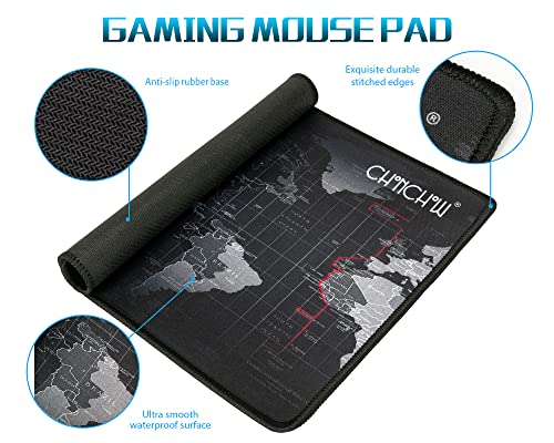 Keyboard and Mouse Gaming LED Wired Combo with Emitting Character Keyboard 4800DPI 2 Side Button USB Mouse Rainbow Backlit Mechanical Feeling Compatible with PC Raspberry Pi Mac Xbox one ps4 - color: 910b