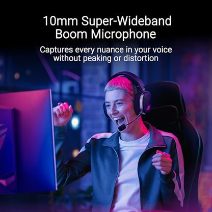 ASUS ROG Pelta Wireless Gaming Headset with Detachable Mic – Tri-Mode (BT, 2.4GHz, USB-C) 50mm Titanium-Plated Drivers, 70Hr Battery, Ergonomic, Lightweight, for PC, PS5, PS4, Switch, Mobile - Black - color: Black