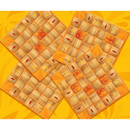 Funforge Tapas - Engaging Tile Laying Board Game for Strategic Family Fun | 2 Players | Ages 8+ | Abstract Strategy Puzzle with Croquetas & Jalapenos Theme - style: Tapas