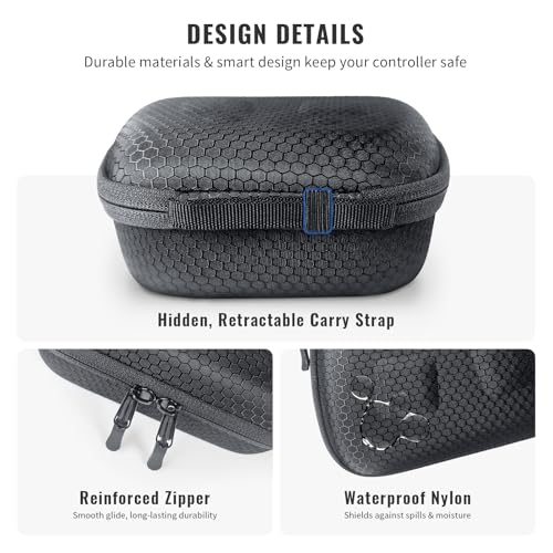 EJGAME Universal Game Controller Travel Case - Travel Storage Compatible with Steam Controller,Xbox One, Xbox Series X/S, PS5, PS4, and Switch Controllers