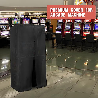 Arcade Machine Cover Universal for Most Full Size 2-Player Game Machine | 31x22x66,Waterproof Dustproof Heavy Duty Oxford Fabric,for Universal Full Size Upright Electronic Video Game Machine - size: Arcade-L-31"x 22"x 66"