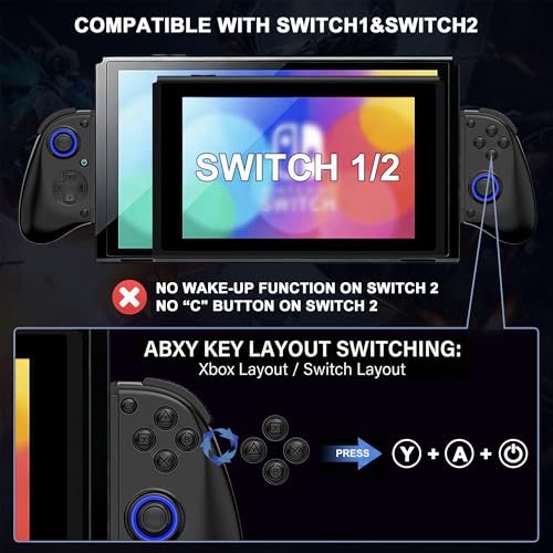 Megadream Mobile Gaming Controller for iPhone/Android/PC - iPad/Tablet (Up to 11in) - Cloud Game - NS-Switch|Swith 2 - Turn Your Phone into a Gaming Console - PS5/Xbox Remote Play Streaming, Call of Duty, Roblox, Turbo, Black - color: Black