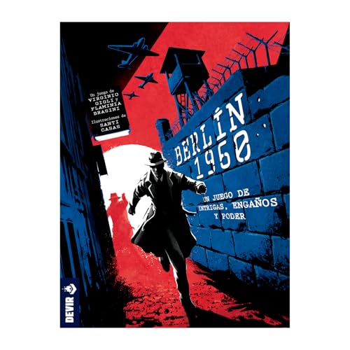 Devir - Berlin 1960 Board Game, Cold War Spy Hidden Role & Deduction Game for Adults and Teens, 4–8 Players, Ages 14, 90 Playtime, (English Version)