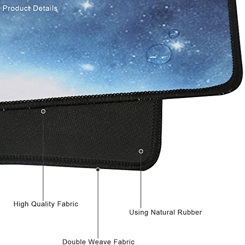 XXL Professional Large Mouse Pad & Computer Game Mouse Mat (35.4x15.7x0.1IN, 90x40 Space) - color: 90x40 Space, size: 35.4x15.7x0.1IN