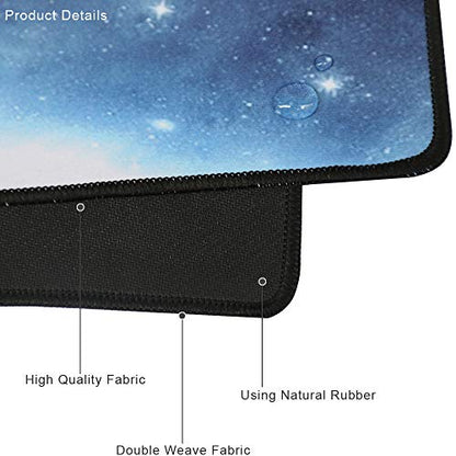 XXL Professional Large Mouse Pad & Computer Game Mouse Mat (35.4x15.7x0.1IN, 90x40 Space) - color: 90x40 Space, size: 35.4x15.7x0.1IN