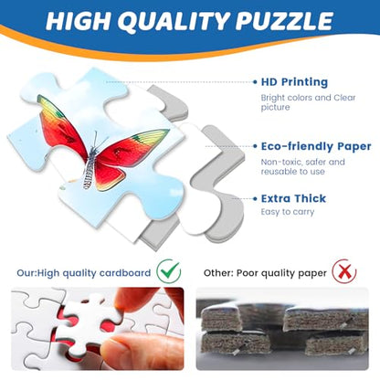 300 Pieces Puzzles for Adults | Lake House Jigsaw Puzzles | Large 300 Piece Puzzle for Children Adults Seniors | Sturdy,Safe | Engaging & Educational Toys Great Gift for Boys Girls 20.5 x 15 in - style: Lakeside Lodge