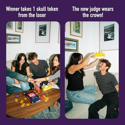 I Challenge You To A Duel | Challenge Party Game for Teens & Adults | 150 Cards, 36 Skull Tokens, 3+ Players, Ages 14+, Challenge Game, Tweens & Teens, Game Night, Birthday Parties, Large Groups