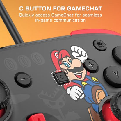 Turtle Beach Rematch Wired Controller Goomba Stomp Nintendo Switch 2 | Nintendo Switch 2, Lite, OLED, Hall-Effect Thumbsticks, 2 Mappable Buttons, Glows-in-the-Dark, C-Button, Goomba Stomp - color: Goomba