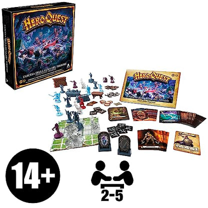 Avalon Hill, HeroQuest Rise of the Terror Moon Companies Pack to Play You Must Have the HeroQuest Base Game System Roleplay Game - style: THE ASCESS OF THE EARTH MOON