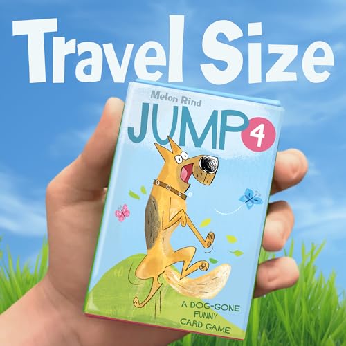 Melon Rind Jump 4, Math Game for Kids Learning Multiples of 4, Lively Puppy Themed Card Game, a Fun Math Activity for Boosting Confidence, Quick and Easy Screenless Fun, Ages 7+ - style: Multiples of 4