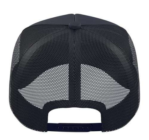 Escape Room Game Lockpicking Puzzle Room Exit Game Trucker Hat with Adjustable Mesh Back - color: Navy Blue