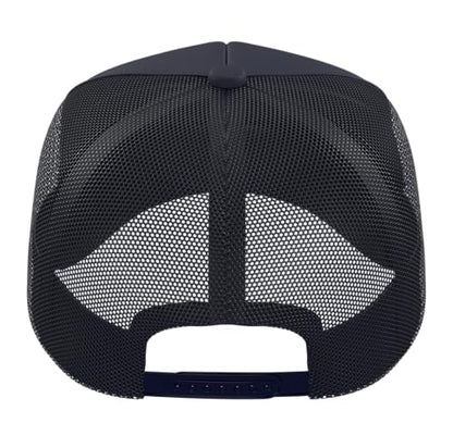 Escape Room Game Lockpicking Puzzle Room Exit Game Trucker Hat with Adjustable Mesh Back - color: Navy Blue