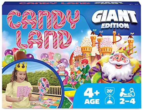 Spin Master Games Candy Land Giant Edition Oversized Family Board Game - style: Spin Master Games