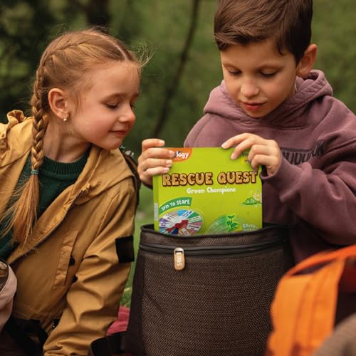 Imagimake Rescue Quest - Green Champions, Educational Board Game | Travel Game, Screen-Free Family Fun, Learn Eco-Friendly Habits, Birthday Gift for Boys & Girls Ages 5,6,7,8,9,10 Years Old - style: Green Champions