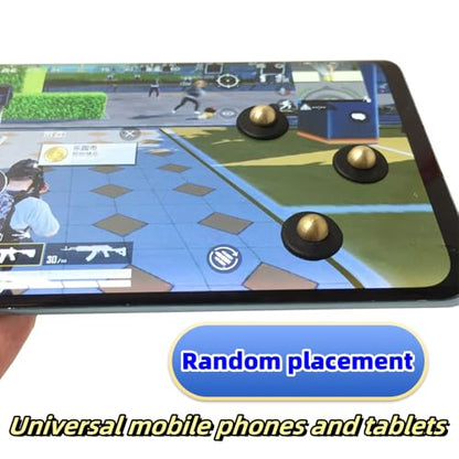 10 Pieces Phone Game Joystick Kits,6 Touch Screen Button Joystick Mobile Controller for phone tablet,4 Anti-Sweat Gaming Finger Gloves for game