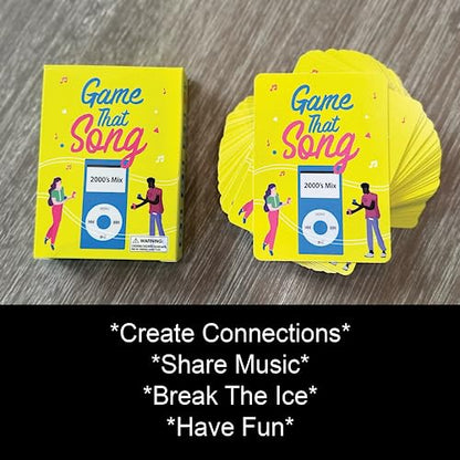 Game That Song 2000's Mix Expansion - 50 New Cards - Music Card Game for Family, Adults, and Teens. Hilarious, Addictive, and Competitive Fun for Game Nights! - style: 2000's Expansion