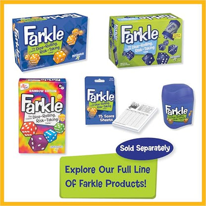 Farkle Dice Game, Family Game Night, Travel Games, Family Games, 8+ | Family Game Night, Travel Games, Screen-Free, Travel Game, Holiday Game - size: 1 Pack