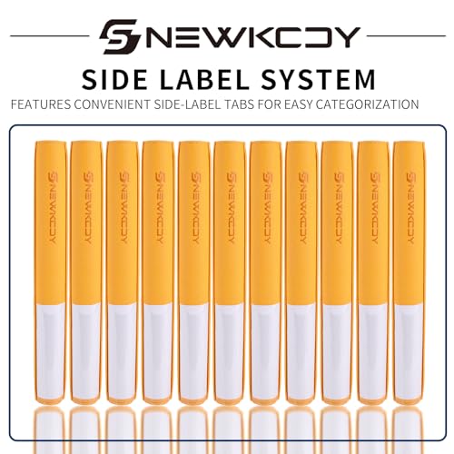 Snekdy Top loader Binder, 9 Pockets Top Loader，Holds 360 Top Loaders cards, Card binder with Sleeves for card in 3 x 4 inches color smooth Zipper PU Leather (Yellow) - color: Yellow