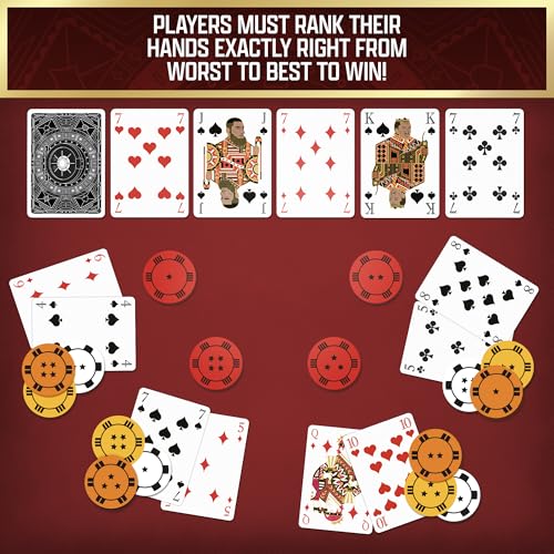 Thames & Kosmos The Gang — Cooperative Poker Card Game | Family Game Night & Strategy Game for Adults, Teens & Kids | Team-Based Heist Game | 3–6 Players | Ages 10+ | 20 Min