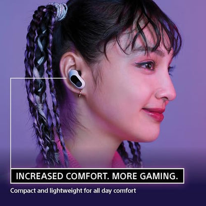 Sony INZONE Buds Wireless Noise Cancelling Gaming Earbuds, Black | Perfect for PlayStation® 5, PC/PS5/Switch/Mobile, 48Hr Battery with Case, Low Latency 2.4GHz USB-C Dongle, Truly Wireless - color: Black