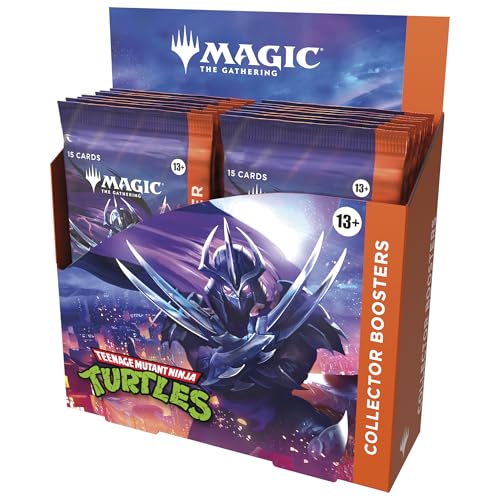 Magic: The Gathering | Teenage Mutant Ninja Turtles - Collector Booster Box | 12 Packs | Collectible Trading Card Game