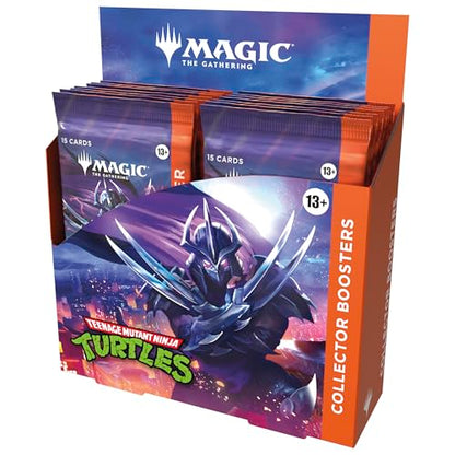 Magic: The Gathering | Teenage Mutant Ninja Turtles - Collector Booster Box | 12 Packs | Collectible Trading Card Game
