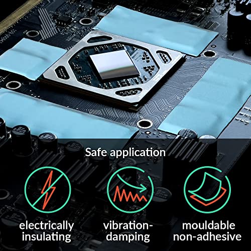 ARCTIC TP-3: Premium Performance Thermal Pad, 100 x 100 x 0.5 mm - size: 100 x 100 x 0,5 mm (1 Piece)