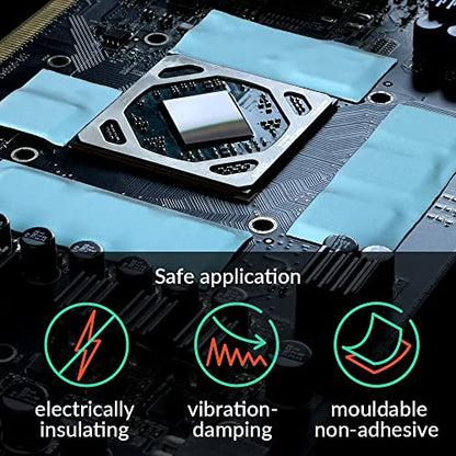 ARCTIC TP-3: Premium Performance Thermal Pad, 100 x 100 x 0.5 mm - size: 100 x 100 x 0,5 mm (1 Piece)
