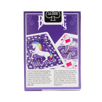 Bicycle Unicorn Playing Cards Standard Index 1 Deck Themed Design