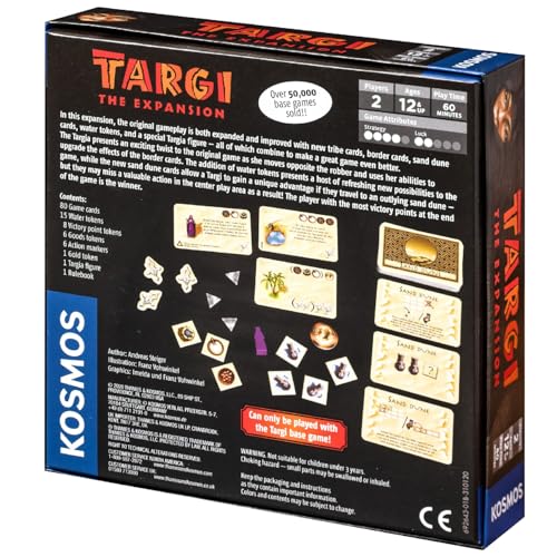 Targi Expansion | Two-Player Game | Strategy Board Game | Expansion for Award-Winning Game Targi | from Kosmos Games by Thames & Kosmos - style: Targi Expansion