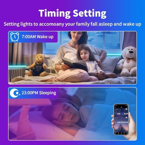 iNextStation RGB Neon LED Strip Lights 16.4FT 12V Flexible LED Rope Lights | IP65 Waterproof Color Changing Neon LED Lights Strip Multiple Modes Control with APP & Remote, Silicone LED Strip for Bedroom
