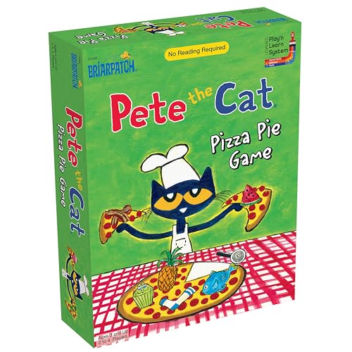 University Games Pete the Cat Pizza Pie Game Green, Ages 3 years and Up