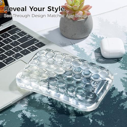 Ospelelf Ergonomic Elbow Pad, Gel Keyboard Wrist Rest Support for Office Desk Chair, Arm Wrist Pad for Typing Pain Relief, 1 Pack - style: 1-Pack