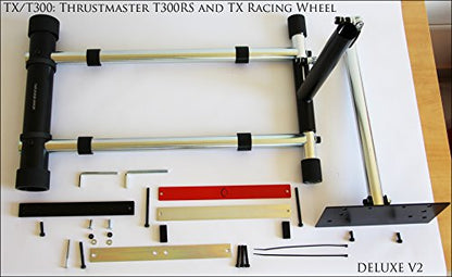 Wheel Stand Pro TX Deluxe V2 Racing Wheelstand Compatible With Thrustmaster T300rs, T500RS, T248, TX, TS-XW, TS-PC, TX Leather, T150 Pro, T-GT, T-GT II, T300GT and TMX/TM