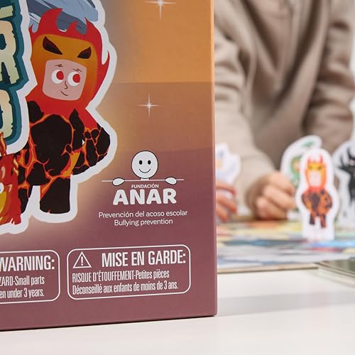 Miniland Cooperative Anti-Bullying Board Game for Kids 4+, Includes Board, Avatars and Educational Guide, 2 to 4 Players | Escape from Monsterland - color: Escape from Monsterland
