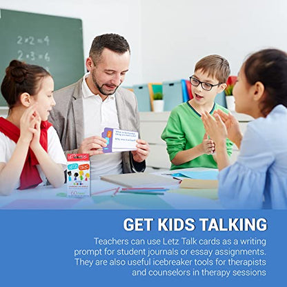Conversation Cards for Kids with Autism or Aspergers - Learning & Education Toys, Conversation Starters, Autism Communication Cards for Kids and Adults, Therapy Tool, Stocking Stuffers - color: Autism