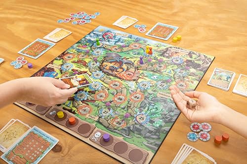 Dragon Hoard Board Game, Fantasy Adventure for Kids and Family, Fight Dragons to Win Gold, Fun and Easy Strategy, Semi-cooperative gameplay, Ideal for Family Game Nights, Ages 8+, 30 mins, 2-5 Players