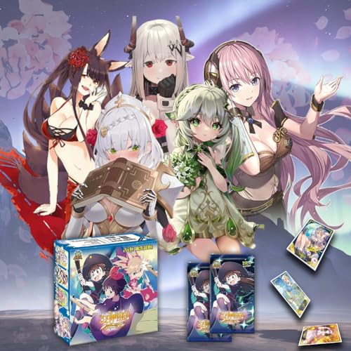 Goddess Story Booster Box Goddess Story Waifu Series TCG Anime Girl Collection Trading Cards (NS2-7) - color: Ns2-7